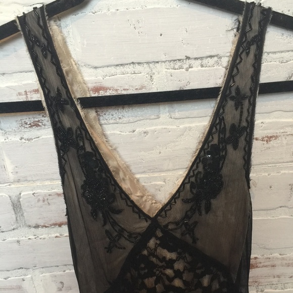 Free People Dresses & Skirts - Gorgeous Free People Beaded Lace Dress